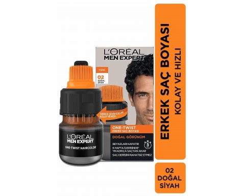 Loreal Men Expert One Twist Erkek Saç Boyası Siyah