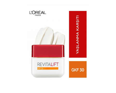 Loreal Paris Revitalift Yaşlanma Karşıtı Gündüz Kremi Gkf 30 50 ml