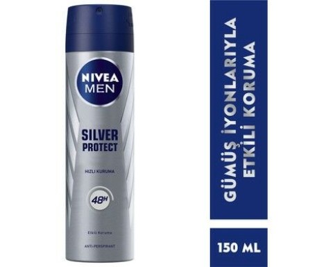 Nivea Sprey Erkek Sılver Protect 150 ML