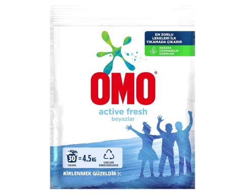 Omo Actıve Fresh Beyazlar Toz Deterjan